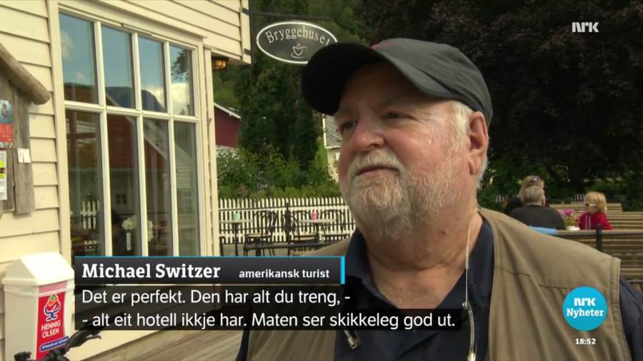 Person med caps. Skjermdump frå NRK Dagsrevyen. Foto.