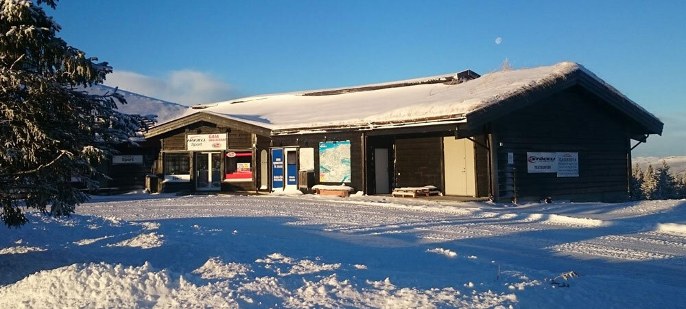 Butikk på fjellet.