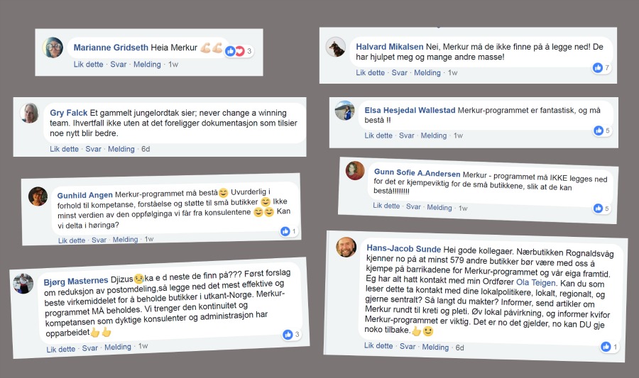 skjermdump frå Facebook