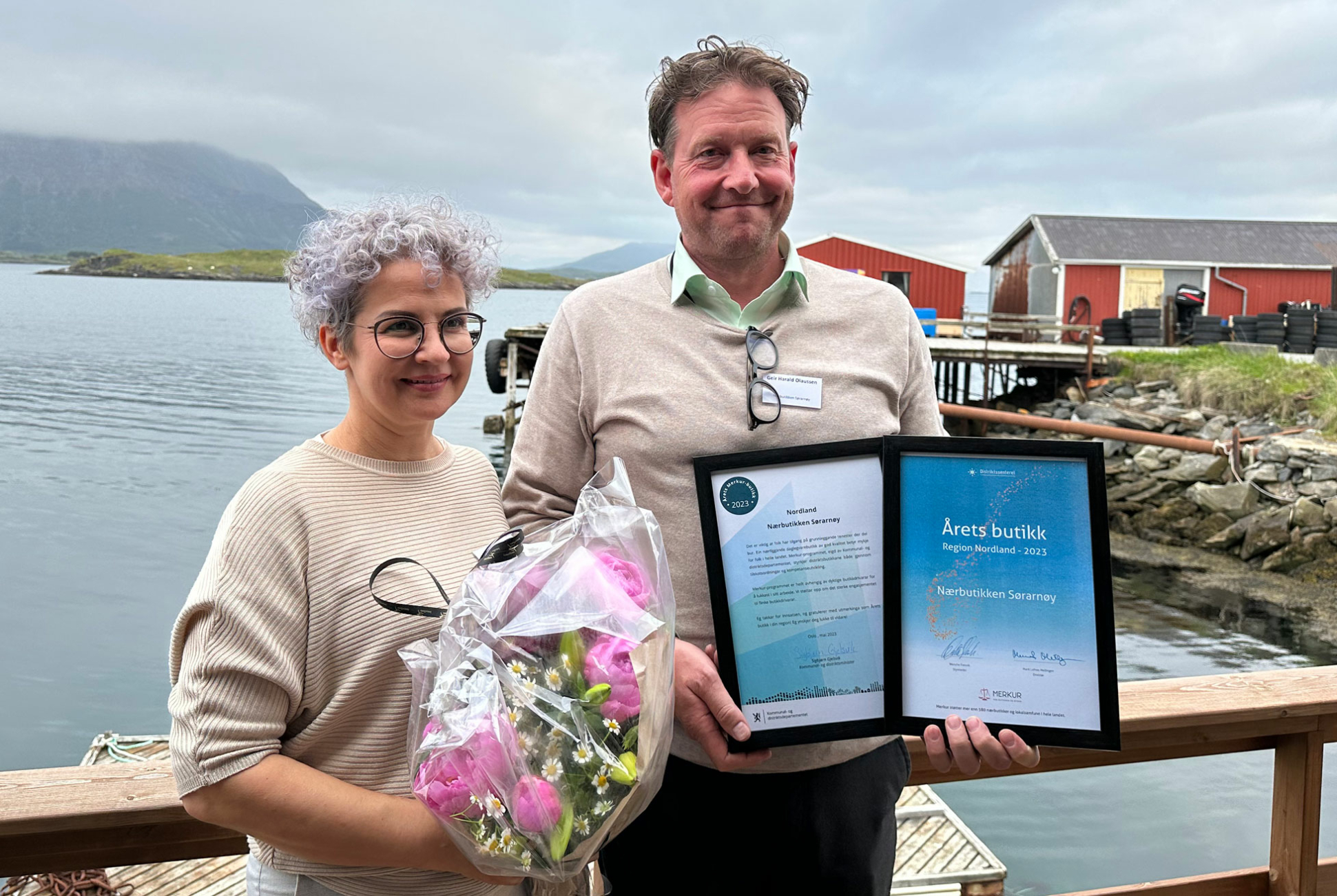 Bilde for Agrita og Geir Harald har Årets butikk i Nordland