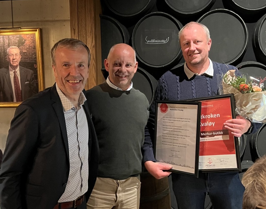 Bilde for Matkroken Imsland er Årets Merkur-butikk