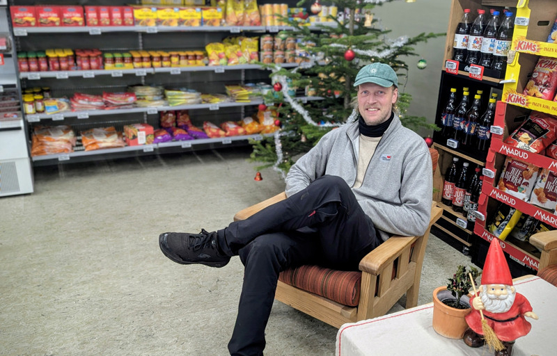 Kjøpmann i lenestol